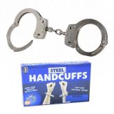 Algema Hand Cuffs Deluxe Metal Resistente