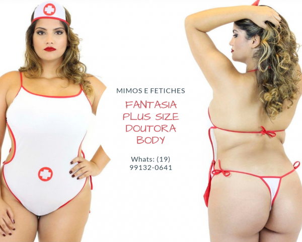 Fantasia Body Doutora Plus Size