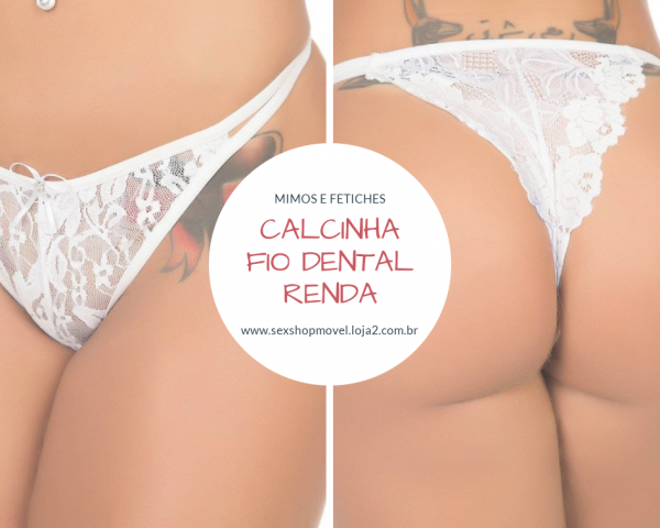 Calcinha Fio Dental Bianca Pimenta Sexy