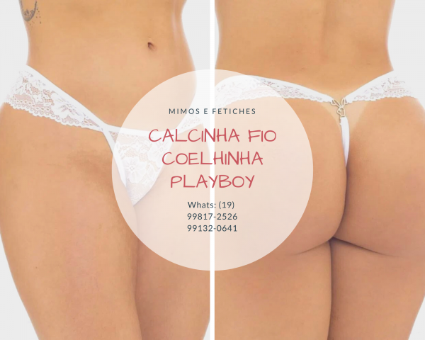 Calcinha Coelhinha Play Boy