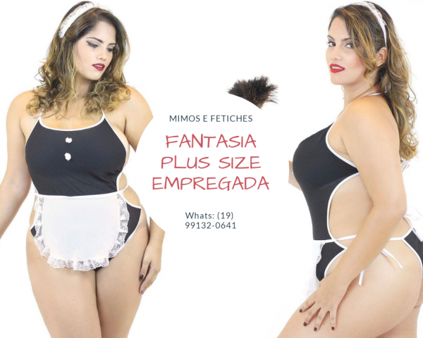 Fantasia Empregada Plus Size