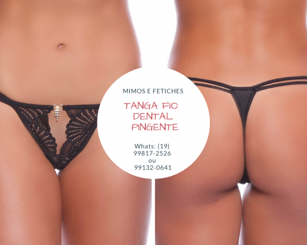 Tanga Fio Dental Pingente Patitex